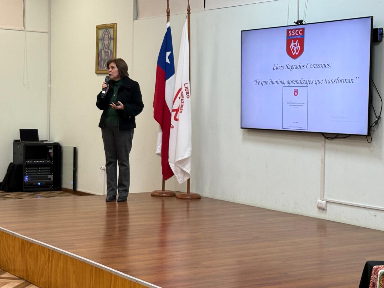 Directora, Nilda Leal, en la Cuenta Pública Año 2024