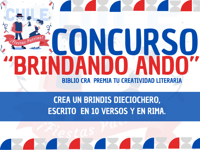 ¡»Brindando Ando»! Biblio CRA lanza concurso de brindis dieciocheros